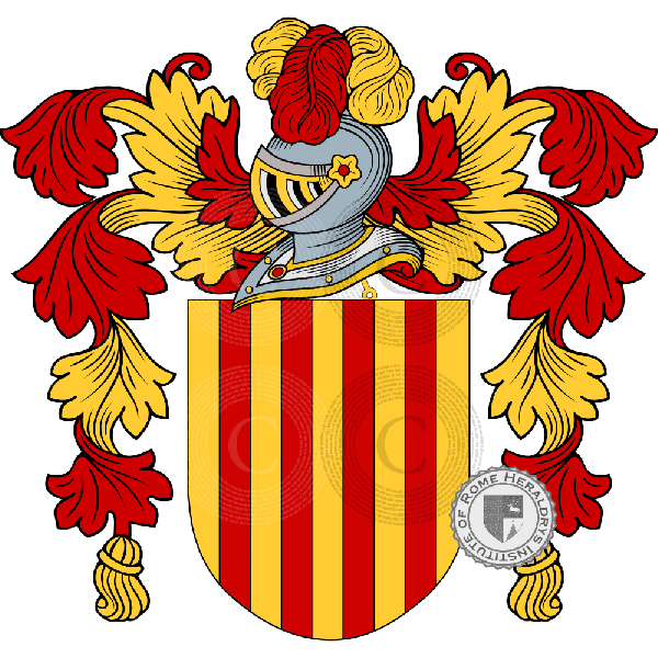 Coat of arms of family Rocafort