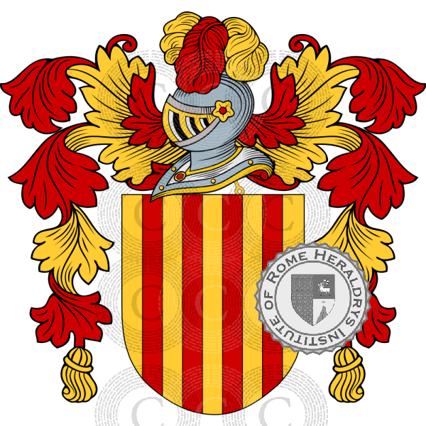 Coat of arms of family Rocafort