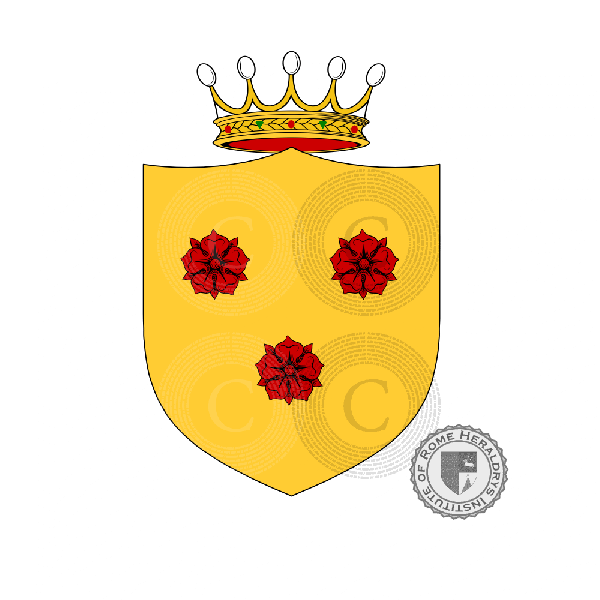 Coat of arms of family Boccafolo