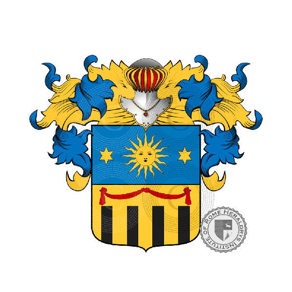 Coat of arms of family Paliacio