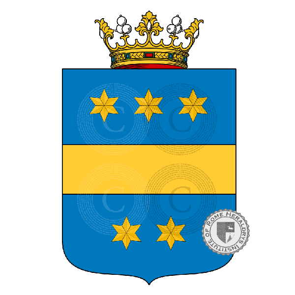 Coat of arms of family Taccone   ref: 51301