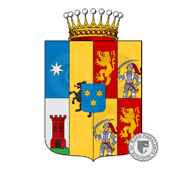 Coat of arms of family Gioppi Di Turkheim
