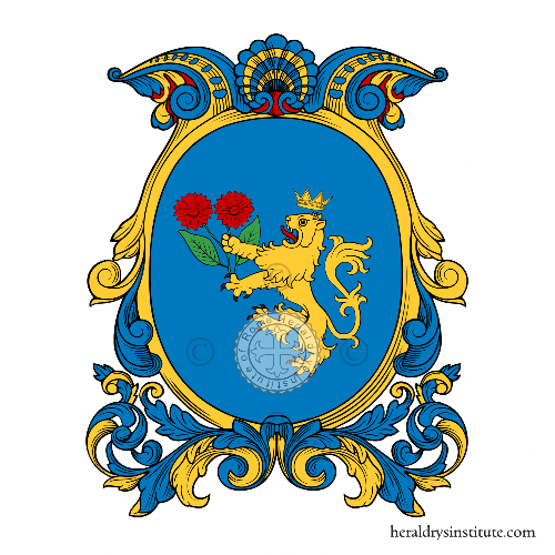 Coat of arms of family Belle