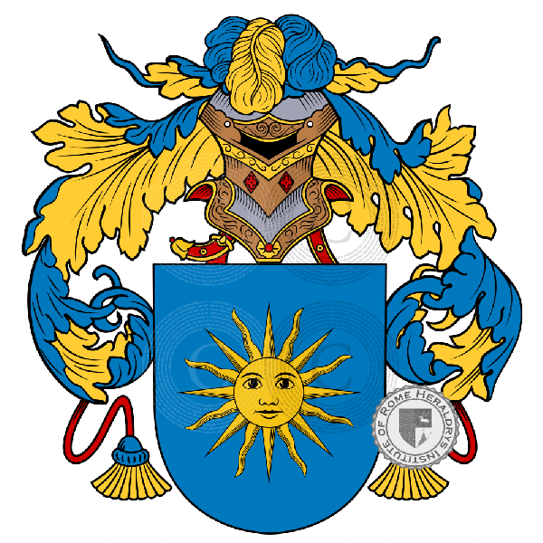 Coat of arms of family Soria