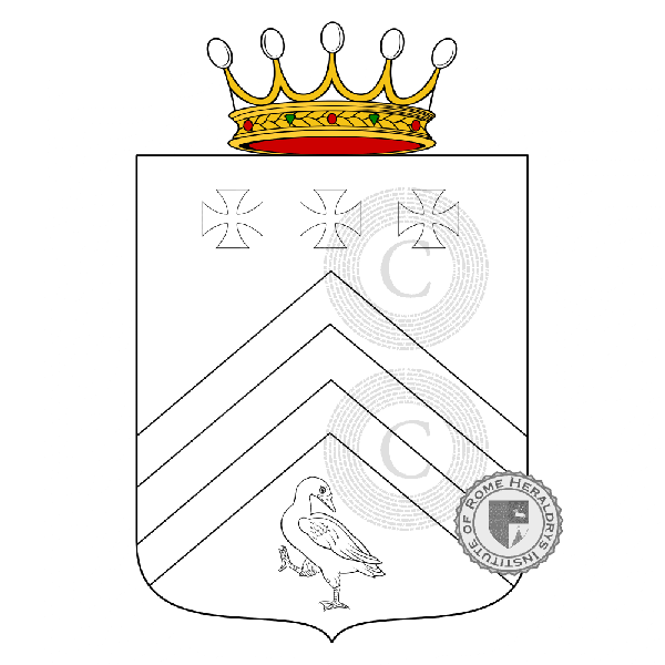 Coat of arms of family Scalcione