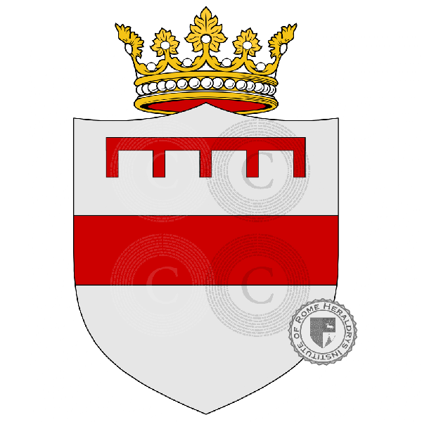 Coat of arms of family Sambiase Sanseverino