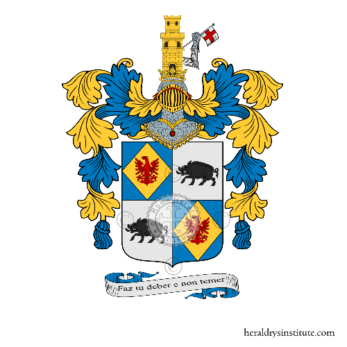 Coat of arms of family Falcò Pio   ref: 51459