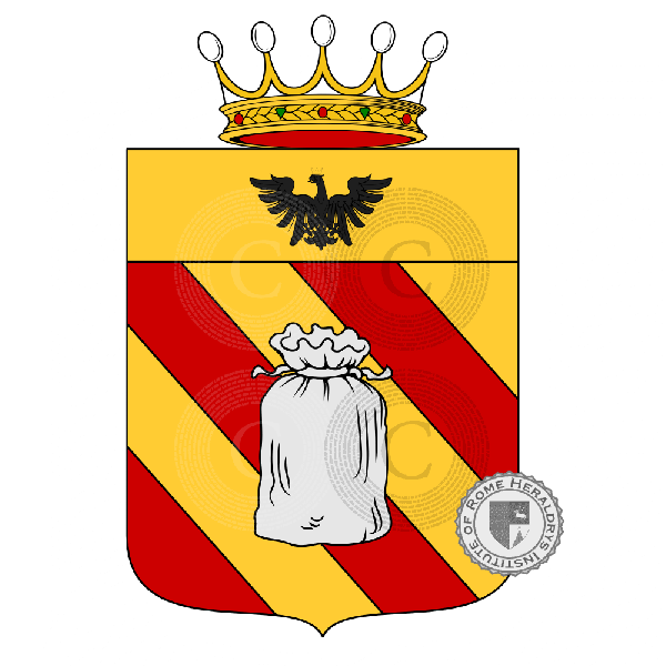 Coat of arms of family Sacchi