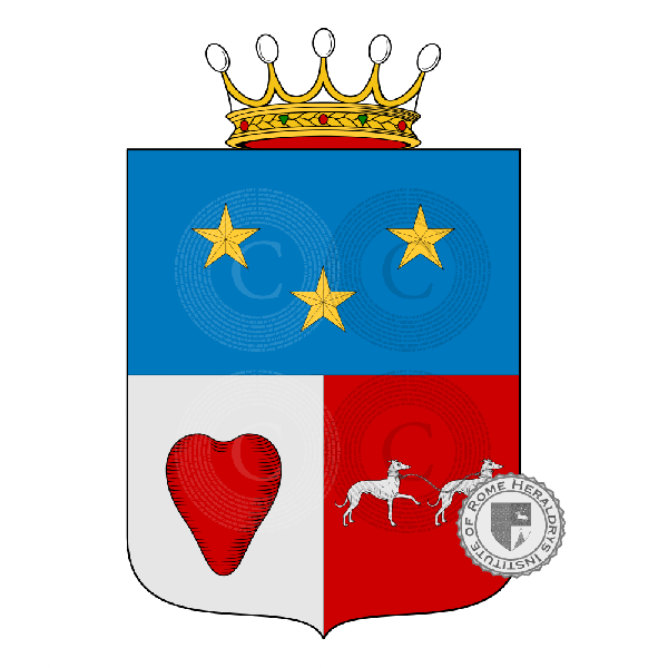 Coat of arms of family Travaglia