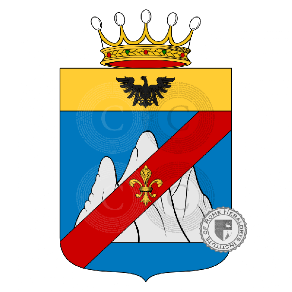 Coat of arms of family Mongini
