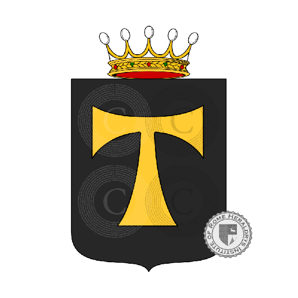 Coat of arms of family Lage   ref: 51753