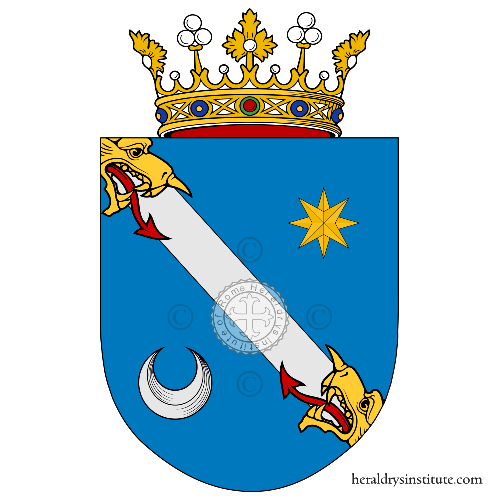 Coat of arms of family Lage   ref: 51756