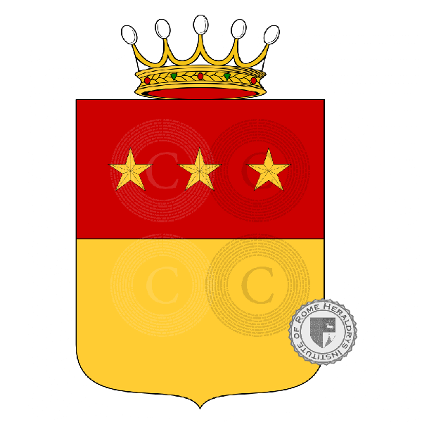 Wappen der Familie Toussaint   ref: 51812