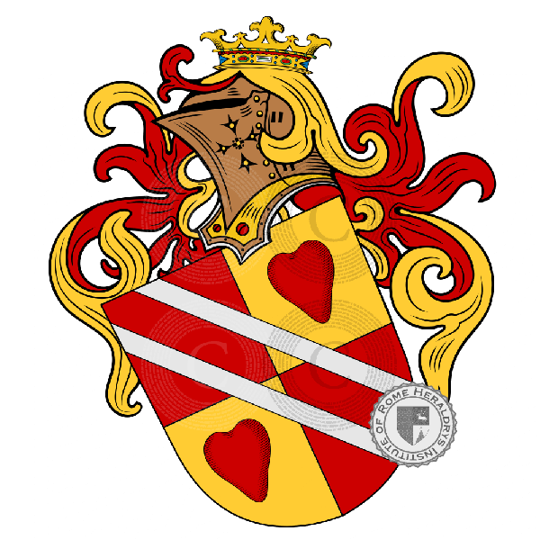 Wappen der Familie Toussaint   ref: 51815