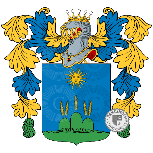 Coat of arms of family Menchetti