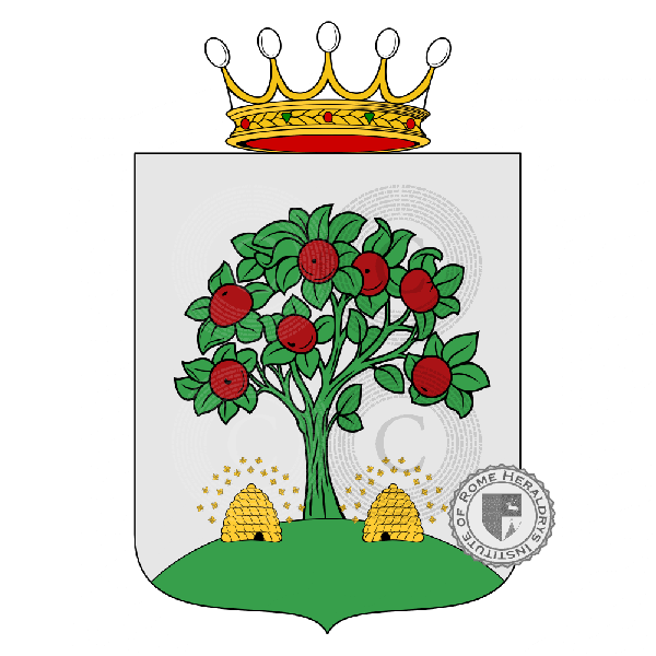 Coat of arms of family Melisa