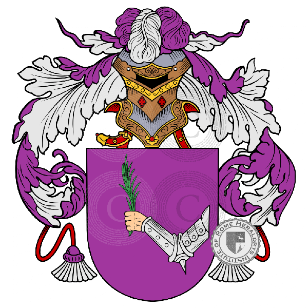 Coat of arms of family Celestino