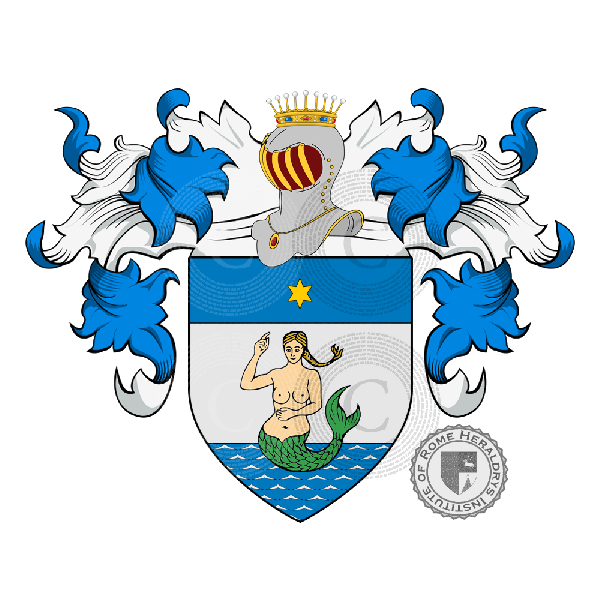 Coat of arms of family Amaro