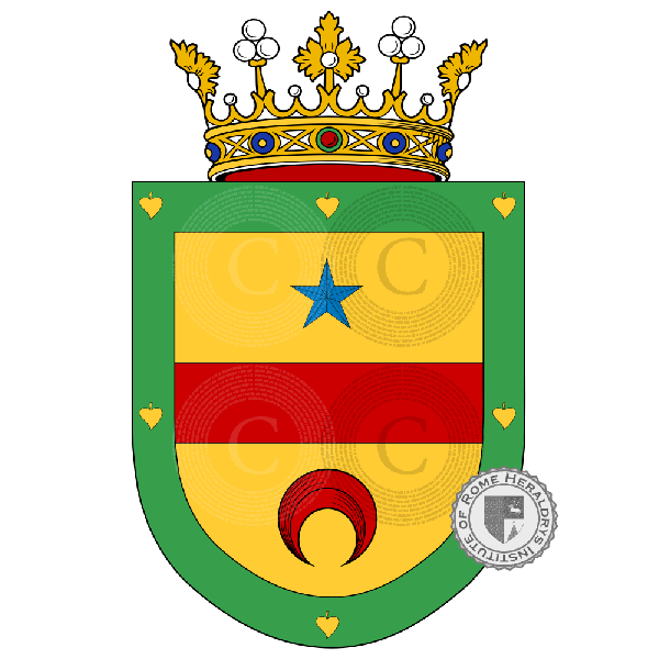 Coat of arms of family Guedes
