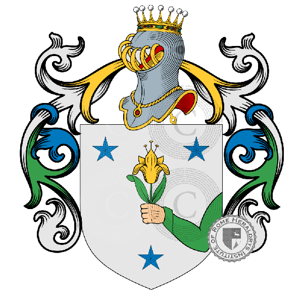 Wappen der Familie Maneri