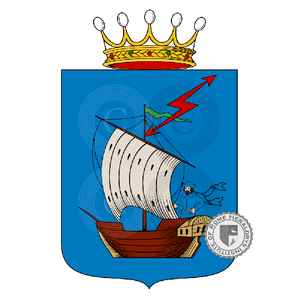 Wappen der Familie Marinelli   ref: 52169