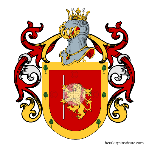 Coat of arms of family Núñez De Robles