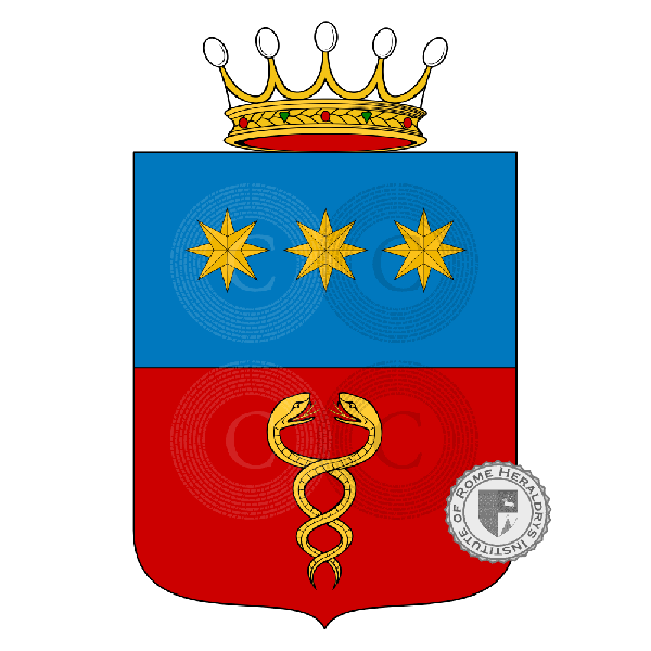 Coat of arms of family Moiso