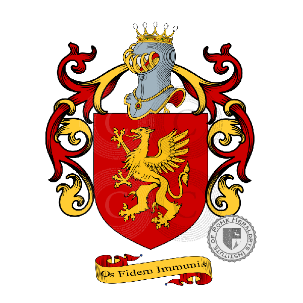 Coat of arms of family Indelli
