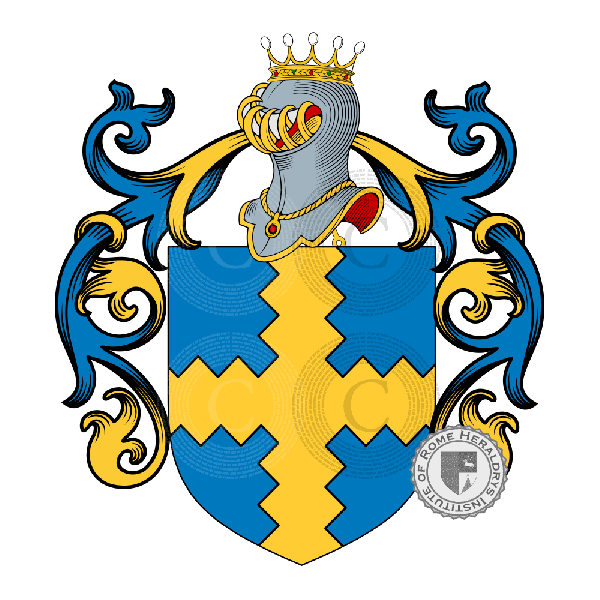 Escudo de la familia De Saxe   ref: 52549