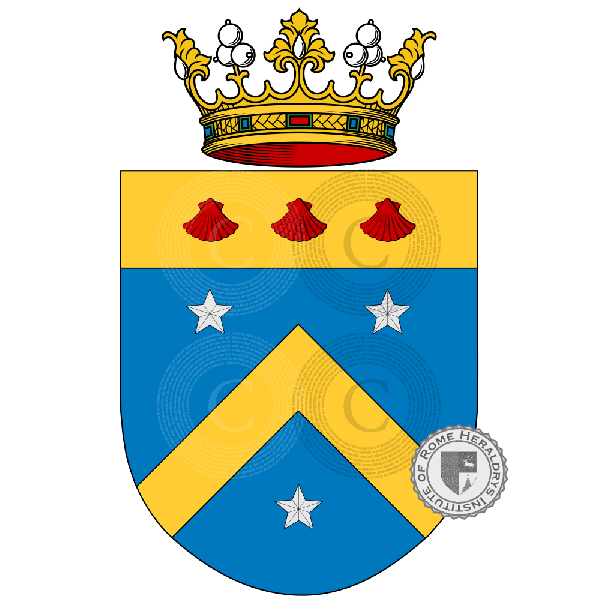 Coat of arms of family Tosta
