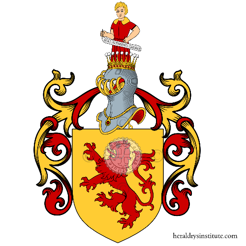 Coat of arms of family Petitti   ref: 52676