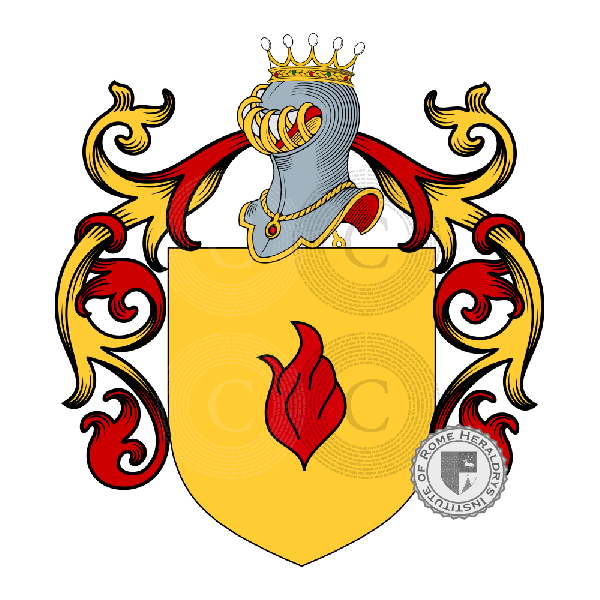 Coat of arms of family Sammartini