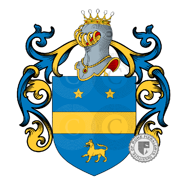 Coat of arms of family Martigné