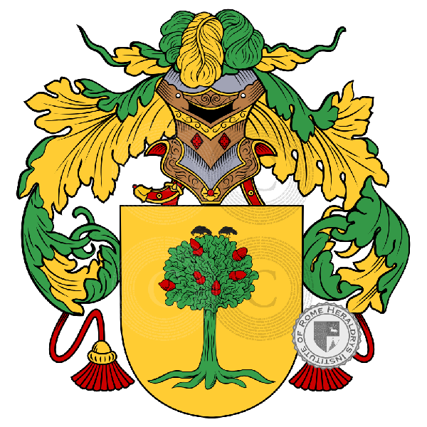 Escudo de la familia Carrillo de Albornoz