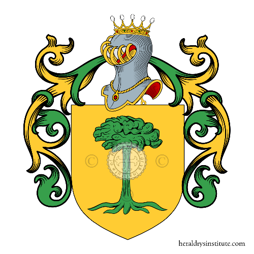 Coat of arms of family Paganelli