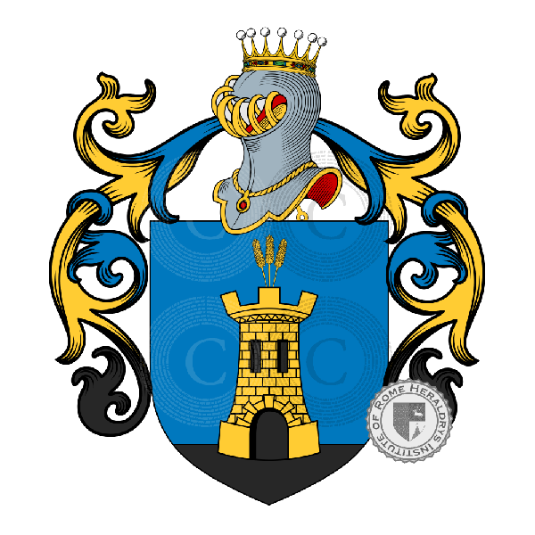Coat of arms of family Buscello