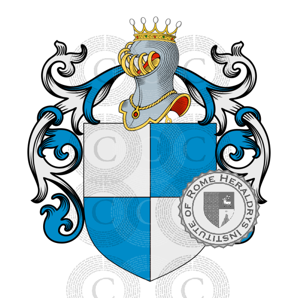 Escudo de la familia Arcipreti della Penna Crispolti