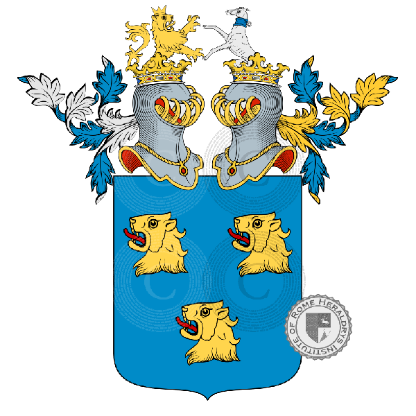 Coat of arms of family Grein   ref: 53006