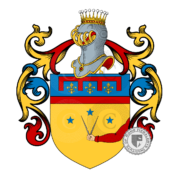 Coat of arms of family Ginnasi