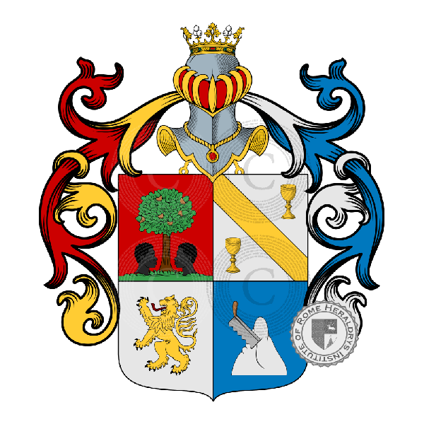 Coat of arms of family Brondo