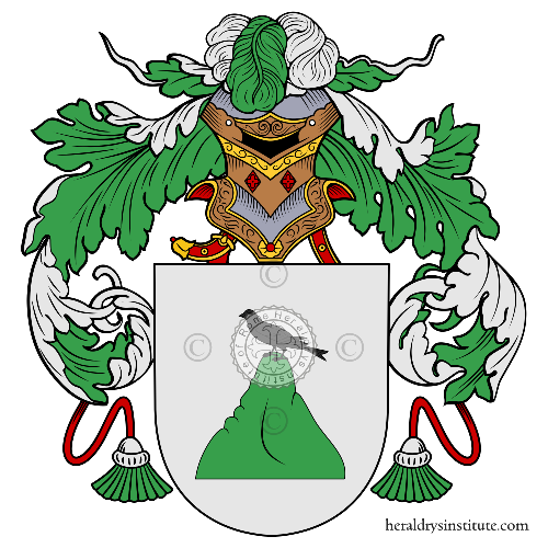 Coat of arms of family Santoni