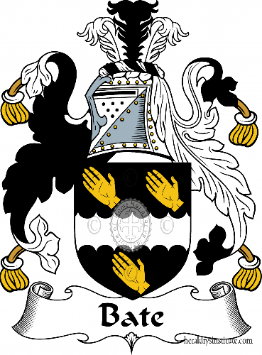 Coat of arms of family Bate, Bates