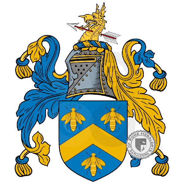 Coat of arms of family Bee