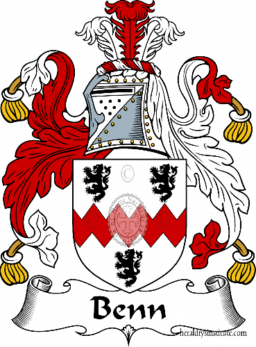Wappen der Familie Benn   ref: 54123