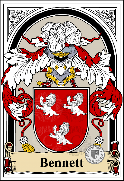 Coat of arms of family Bennett