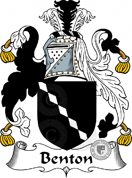 Coat of arms of family Benton
