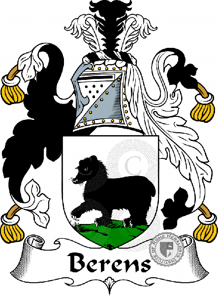 Escudo de la familia Berens   ref: 54135