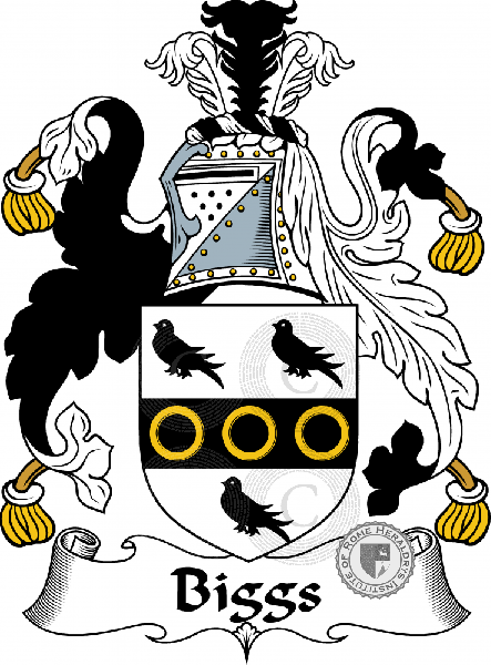 Wappen der Familie Bigg, Biggs, Biggs   ref: 54159
