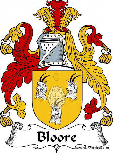 Coat of arms of family Bloore   ref: 54204
