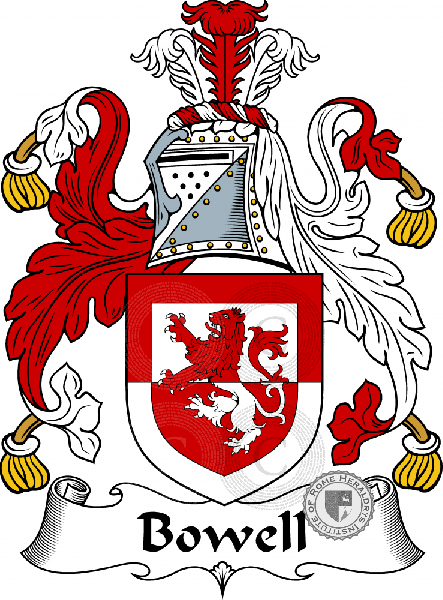 Coat of arms of family Bowell